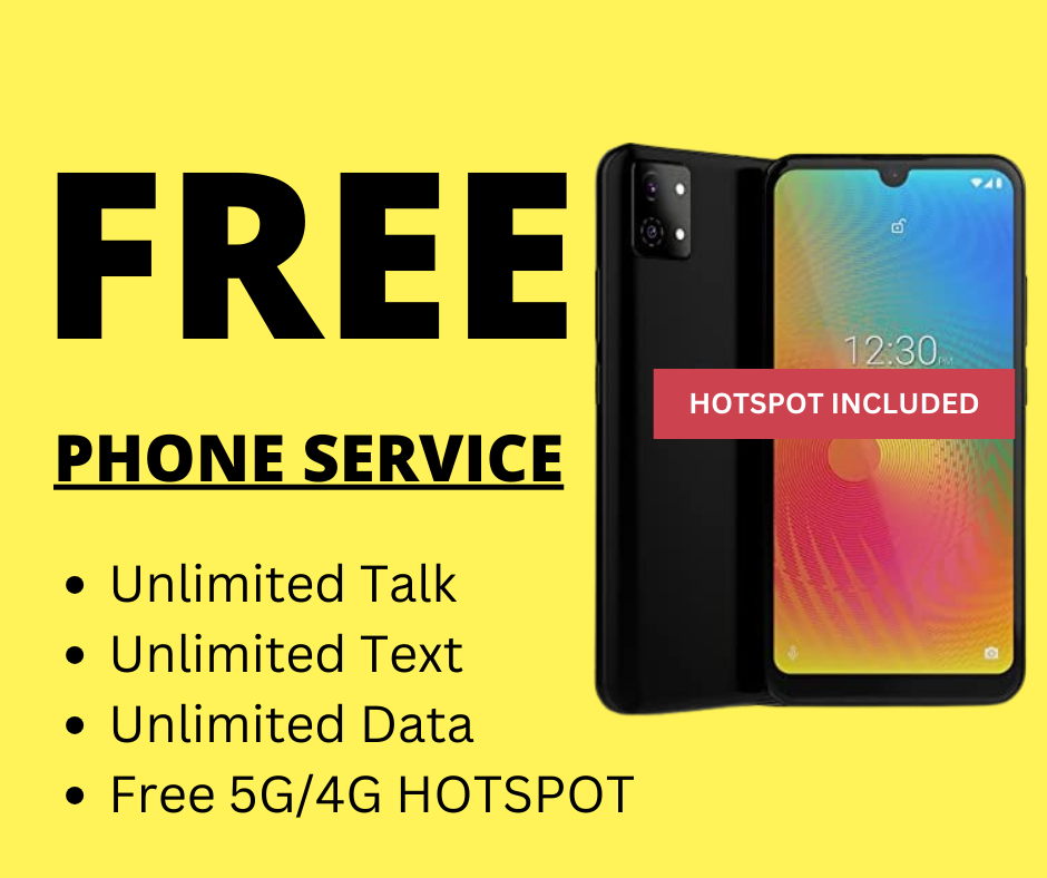 Get a FREE PHONE With unlimited talk, text, data. $0month Gov. Assistance required